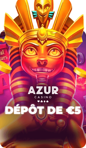 AzurCasino en ligne depot 5€ en France