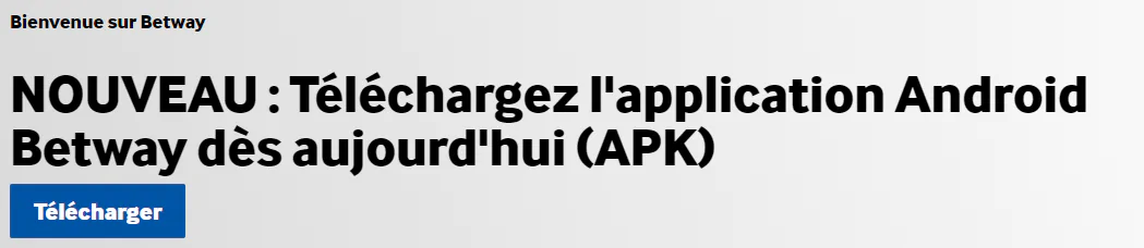 BetWay Live Casino App pour Android