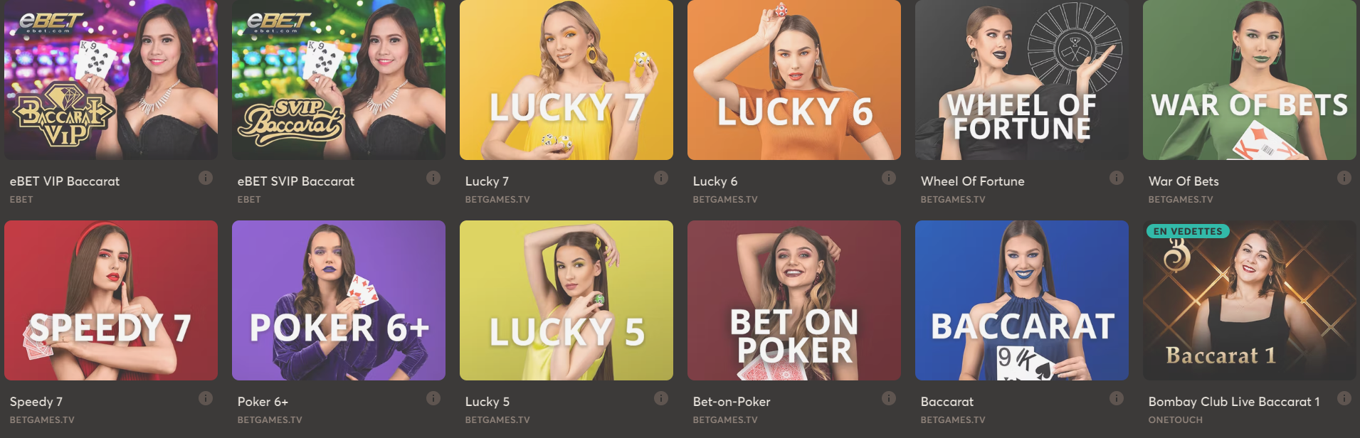 BitCasino blackjack avec Croupier en direct