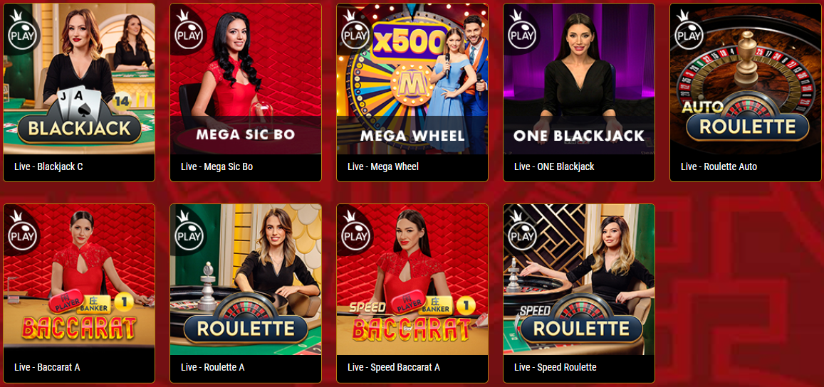 Revue Jeux en Direct proposés Casino Fortune Crazy