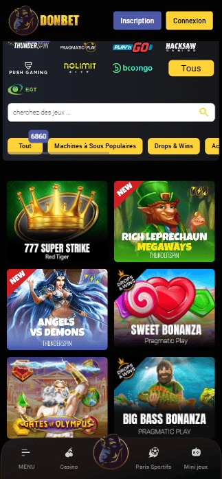 Le Plus Populaire Jeux en Casino BetDon pour les Joueurs Français