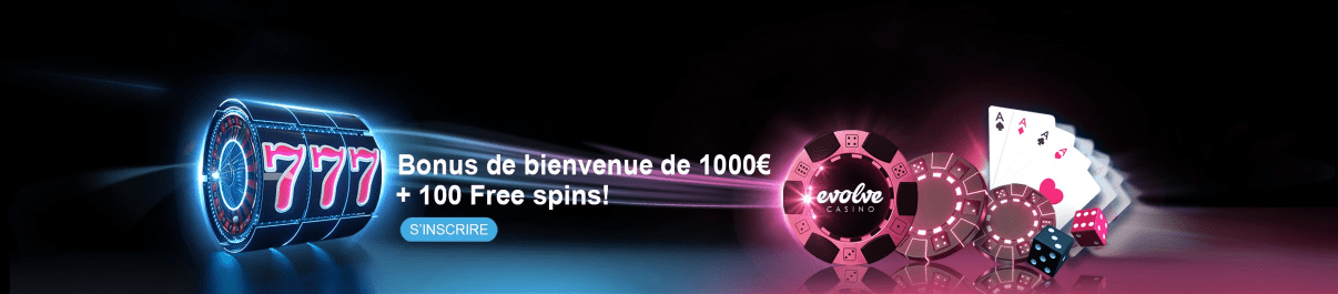 Bonuses, Offres et Promotions sur Evolve Casino en Ligne