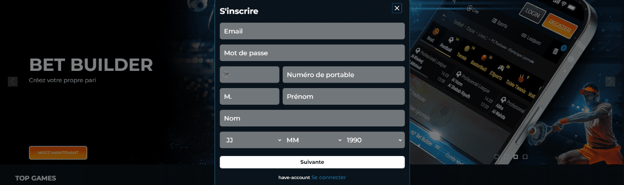 Avis FR ExclusiveBetCasino et Connexion à Votre Compte en Site Officiel