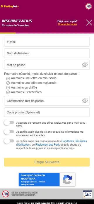 Inscription au Feeling-Bet Login à Bet Feeling Bookmaker et Un Grand Succès Aujourd’hui
