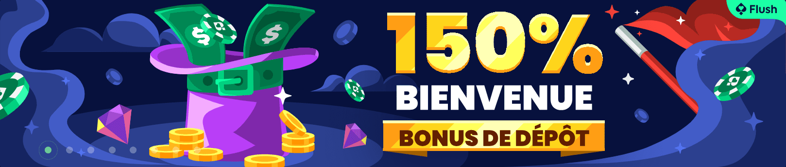 Bonus de Bienvenue du FlushCasino en France