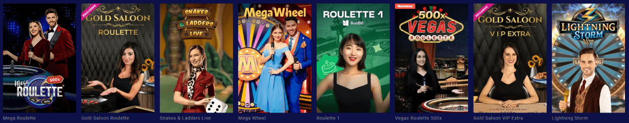 Avis de Croupier en Direct Jeux sur CasinoFrumzi Online