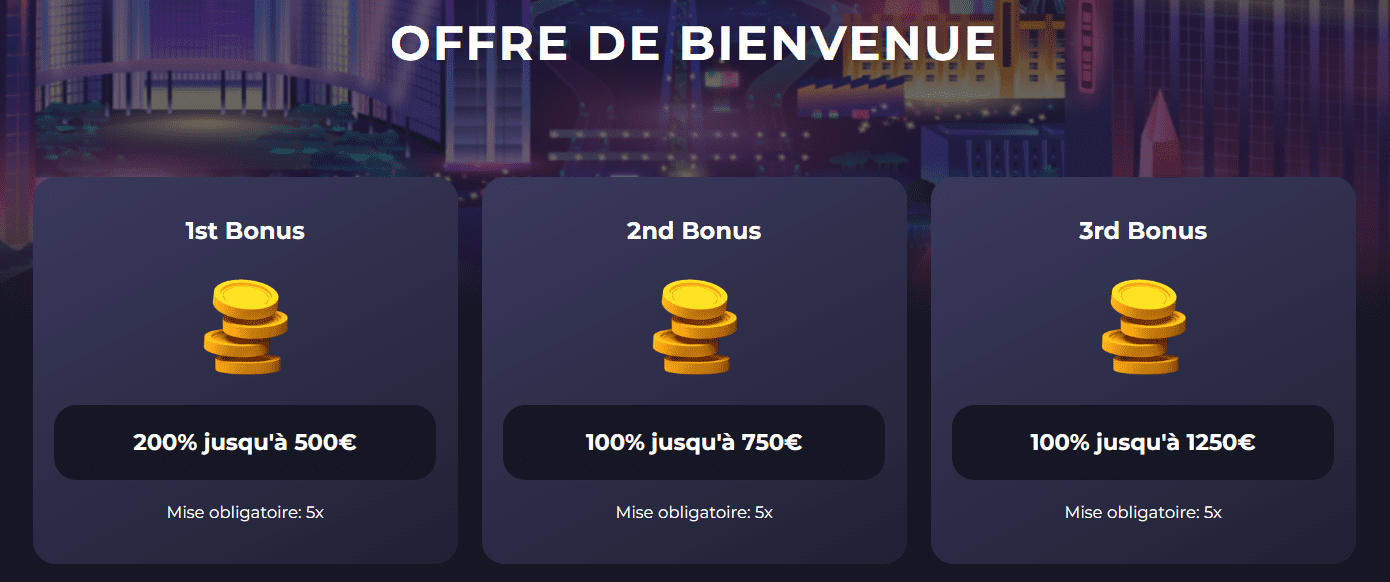 Offre de Bienvenue dans les CasinoGxmble en Ligne Français Promotion