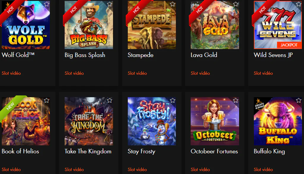 Jeux Avis de Machines à sous fruits classiques, jeux progressifs au Hermes-Casino FR