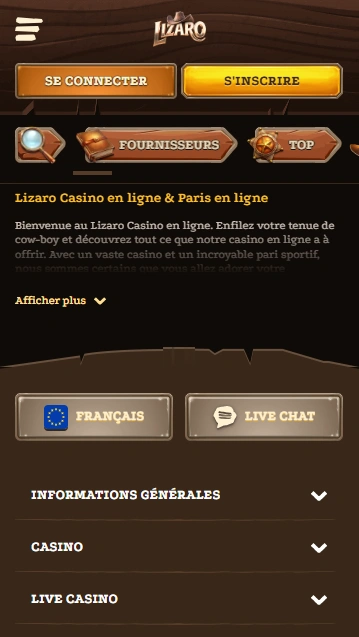 Explorez Lizaro FR Casino Avis pour les Joueurs Francophones
