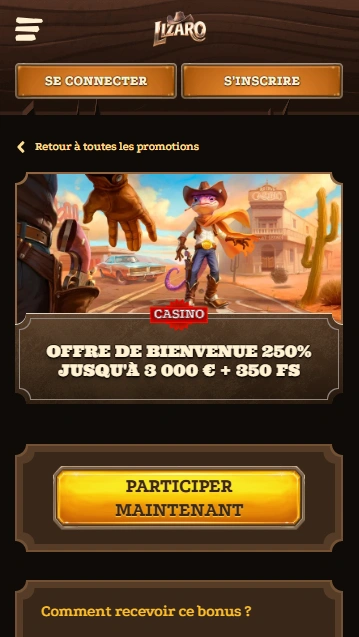 Lizaro Casino 2026 Presente Sérieux Bonus de Bienvenue !