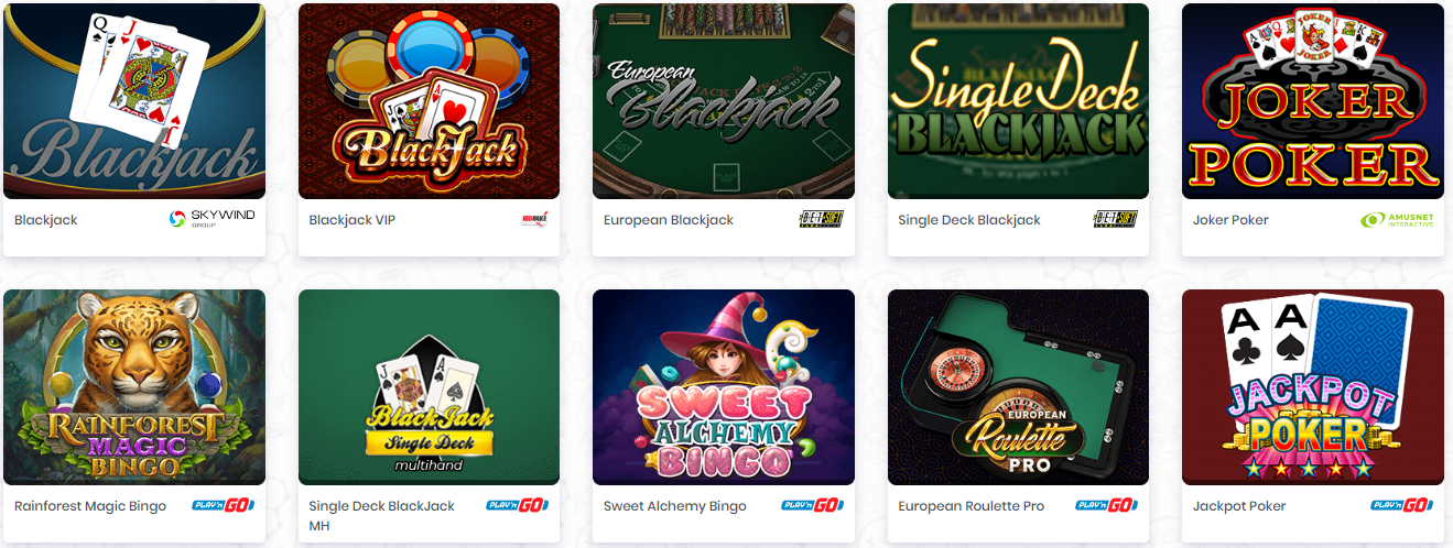 jeux CasinoMadnix traditionnelle jeux de cartes en ligne