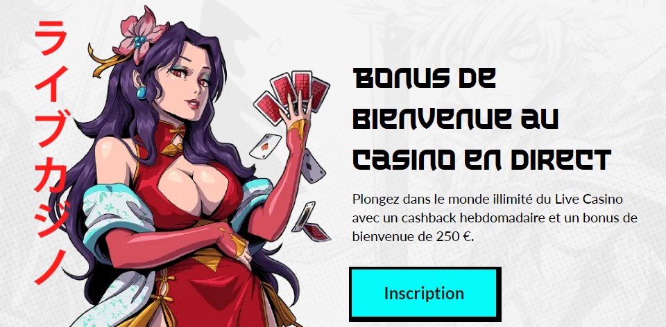 Login au Casino Manga en Ligne avec Bonus Sans Dépôt de Bienvenue