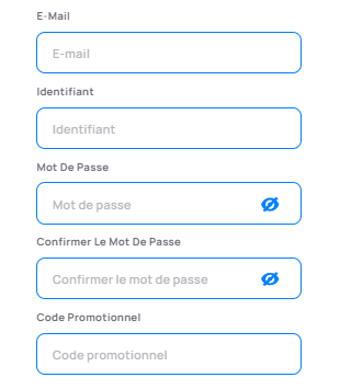 Inscription S inscrire Mon Compte sur Millionz Site Officiel