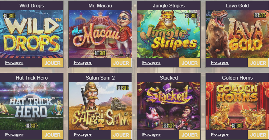 Mister James Casino avis jeux gratuits