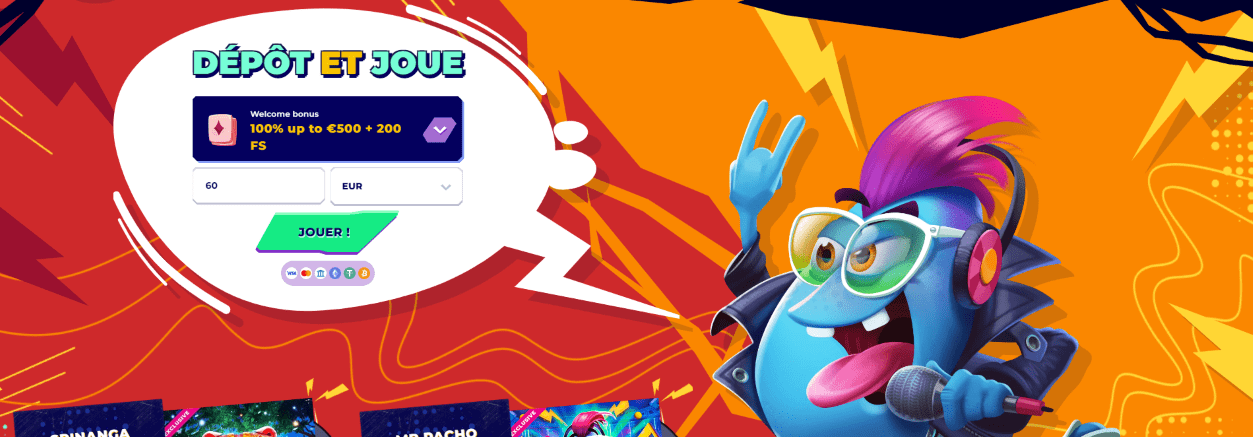 Bonus de Bienvenue sur Casino Mr.Pacho Pacho Mr Casino France Propose no Deposit Bonus, Free Spins et Promo Code Pour Jouer