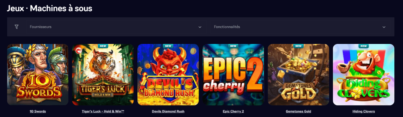 Slots au PartySpinz Casino Casino Party Spinz Machines à Sous Jeux en Ligne Français