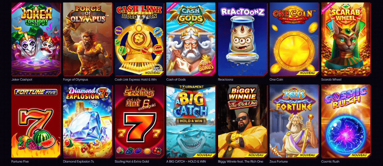 Jeux en QuickWin Casino Un Regard de Excellent Casino Jeux en CasinoQuickWin Français