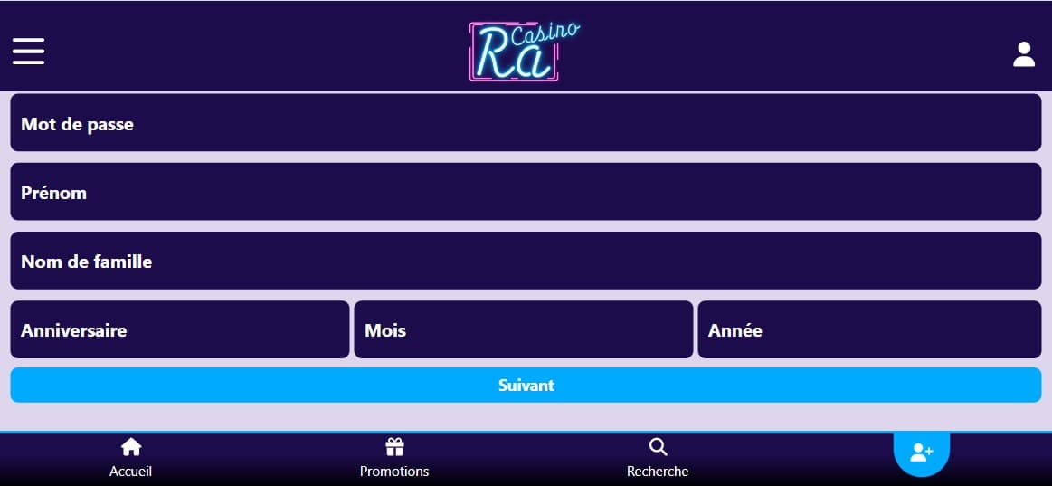 Connexion à Casino Ra en Ligne et Jouer Maintenant