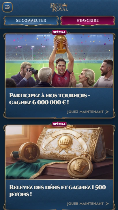 Meilleurs Promotions et Offres sur Casino RoyalRich sur Internet