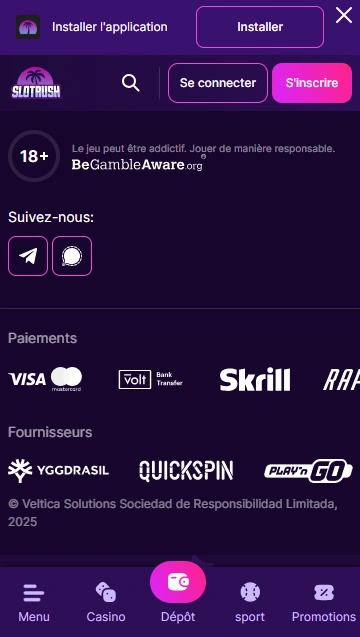 Revision de FR SlotRush pour les Joueurs de la France !