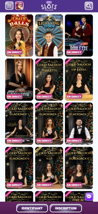 SlotPalace Top Croupiers en Direct Offres pour Jouer 2026