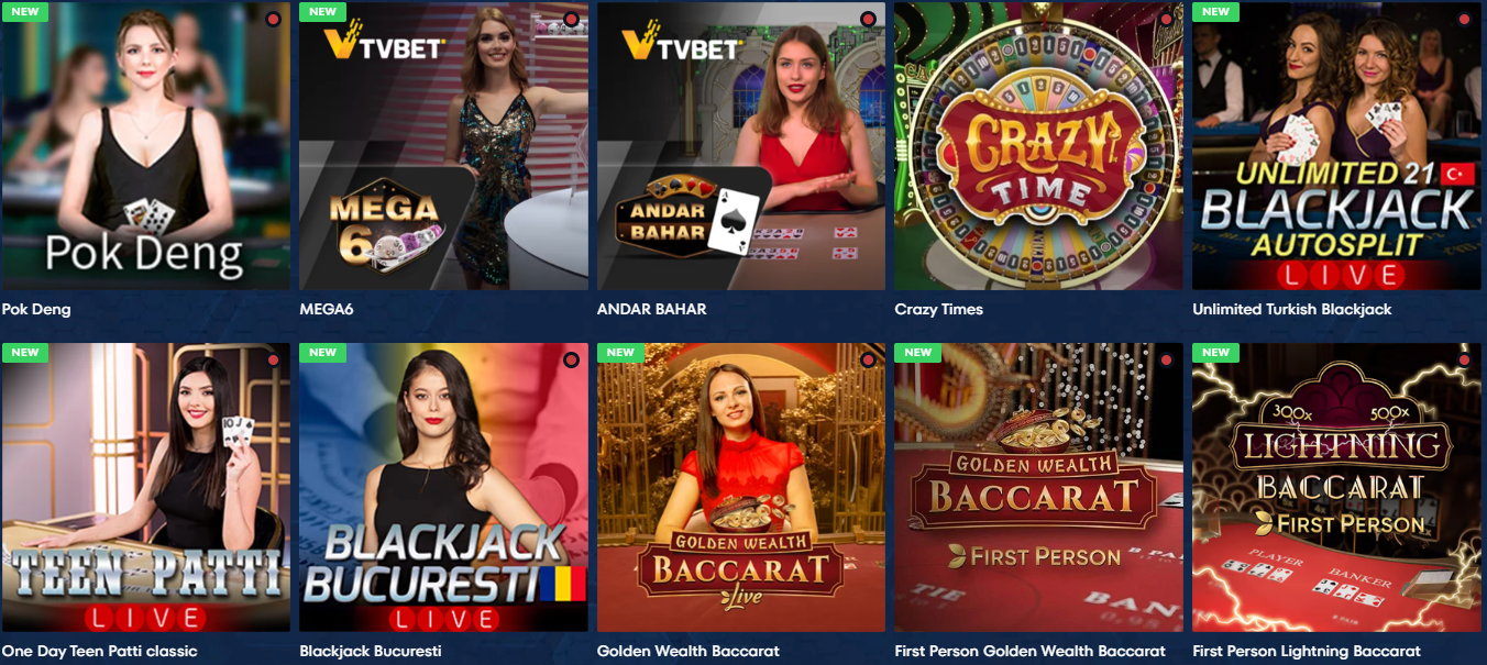 Existe-t-il des Jeux de Croupier en Direct dans les Casino-Spintropolis France ?