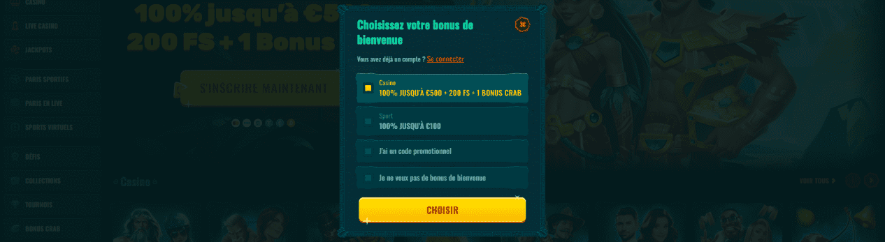 Inscription sur Spinanga Casino S'inscrire et Connexion à Casino en Ligne Spinanga 2026