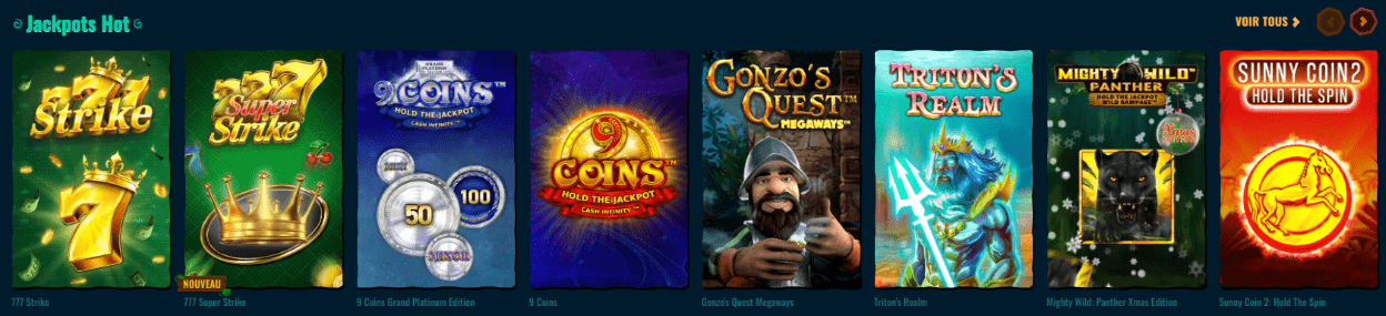 Jackpot Jeux sur Spinanga Casino Avis de Jackpot Jeux en Spinanga Casino Fiable