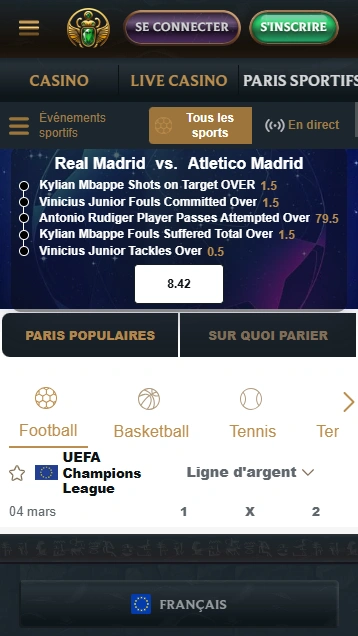 Réel Sport Bookmaker Talismania Online avec les Coefficients les Plus Élevés
