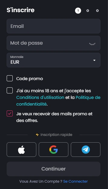 Inscription à Casino TipTop S’inscrire à TipTopCasino Français et Gagner Gros Rapide !