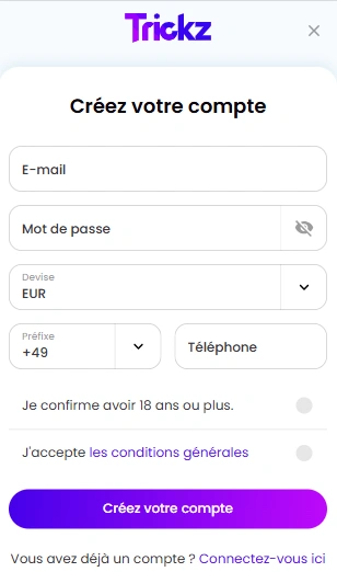 Inscription à Casino Online Trickz et Gagner Gros Aujourd’hui !