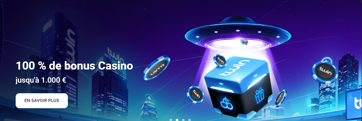 Welcome Bonus au T-Win Casino CasinoTwin en Ligne - Bonus de Bienvenue Promotion