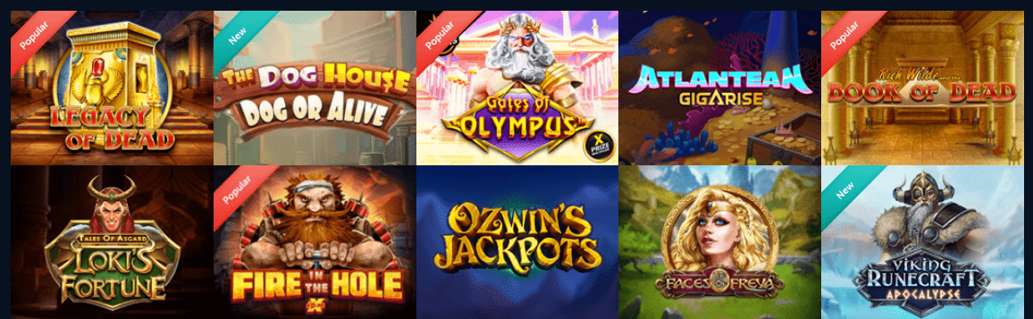 Jeux au ViggoSlots Casino Viggo Slots Casino en Ligne - Informations sur Jeux et Déposer