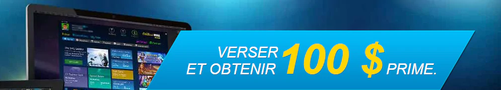 Bonus William Hill Vegas Casino pour les joueurs français