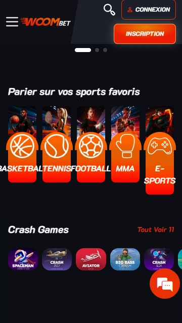 Top Français Sportsbook avec Paris Sportifs sur Casino en Ligne Woom Bet